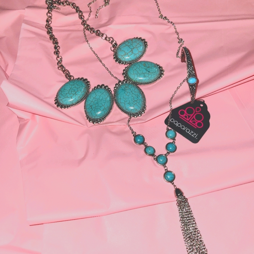 Turquoise Crackle